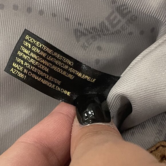 Aimee Kestenberg Womens Washington Tote Bag American Flag Brown Leather Tassel - Picture 6 of 9